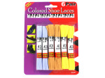 6 Pair colored shoe laces