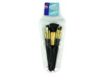 Cosmetic brushes in case (set of 7)