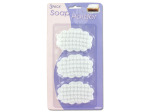 Rubber soap holders (set of 3)