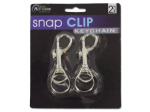Snap clip key chains