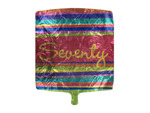 ''Striped ''''seventy'''' birthday BALLOON''