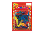 60 piece plastic assorted design/colors hair clips