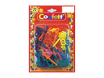72 piece plastic assorted colors/design hair clips
