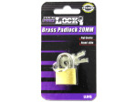 20 MM brass Padlock with keys