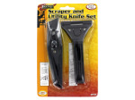 2 Piece scraper and utility knife set