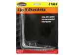 Shelf brackets with screws