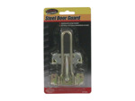 Steel door guard with screws