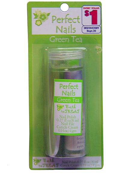 perfect nail green tea