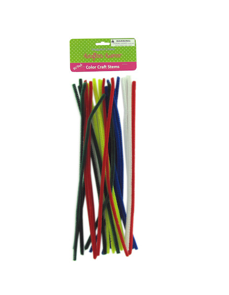 50pc color craft stems