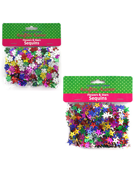 flower/star sequins