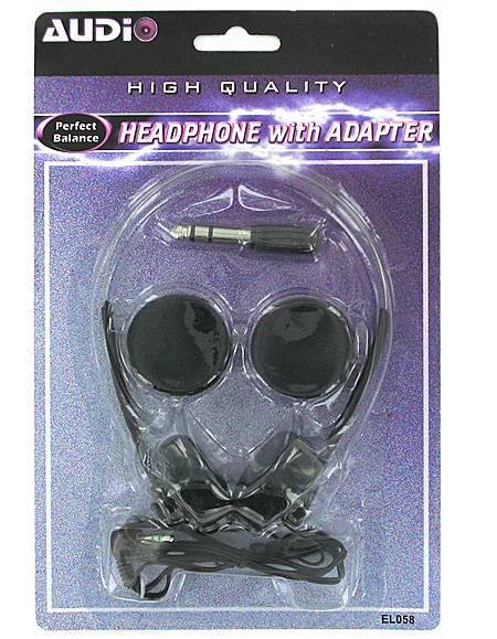 headphone w/adapter
