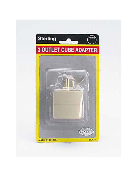 3 outlet cube adapter
