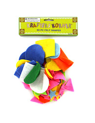 60 PC FELT SHAPES