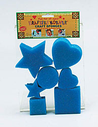 CRAFT SPONGES ASST SHAPES