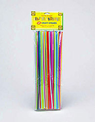 200PC CRAFT STRAWS X2