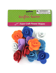 FOAM FLWRS 12 AST COLOR
