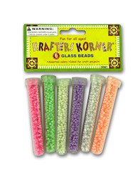 6PK GLASS BEADS IN TUBE