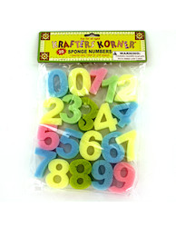 SPONGE NUMBERS 26PC