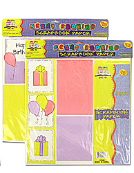SCRAPBK BD PAPER KIT 2AST