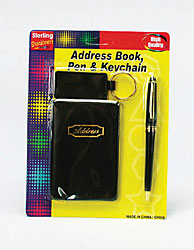 ADDRS BOOK W/PEN N KCHN