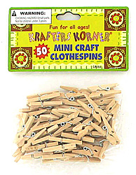50 PC MINI CLOTHESPINS