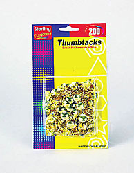 200PC COPPR THMBTACKS X5