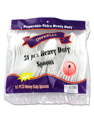 PLASTIC SPOONS 51PC