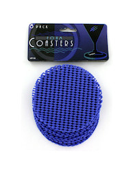 8PK FOAM WEAVE COASTERS
