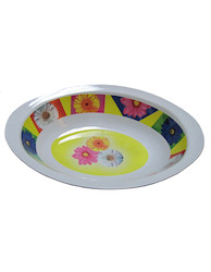 12" OVAL MELAMINE BOWL