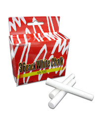 36PC WHITE CHALK