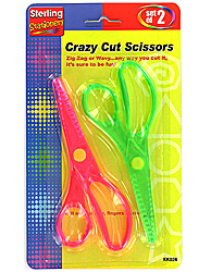 CRAZY CUT SCISSORS 2PC