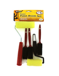 5 PC FOAM PAINT SET