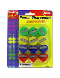 PENCIL SHARPENERS 12PC