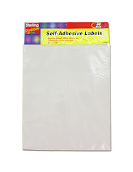 WHITE LABELS 4 ASST SIZES