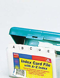 INDX CRD FLE W/A-Z NDX X2