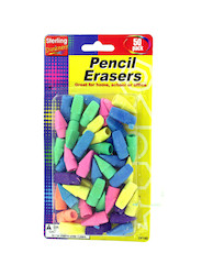 50PC PENCIL ERASERS X5