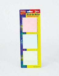 MULTI CLRD STKON NOTES X2