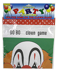 PIN NOSE ON THE CLOWN