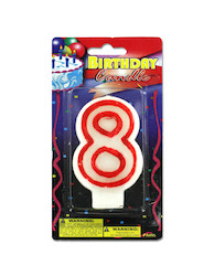 ASST. NUMERICAL CANDLES