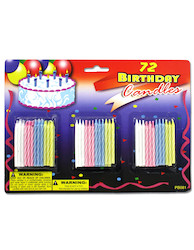 72 PC BIRTHDAY CANDLE
