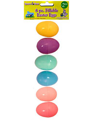 6PC PLASTIC EASTER EGGS