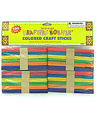 100PC COLORED CRAFT STCKS