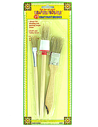 3 PACK CRAFT PAINT BRUSH