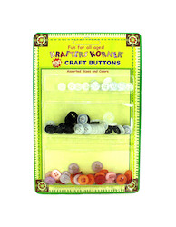 100 PACK CRAFT BUTTONS