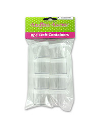 8PC CRAFT CONTAINERS