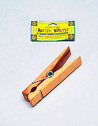 6"GIANT WOOD CLOTHES PIN