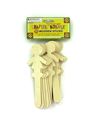 12PK ASST WOOD STICKS