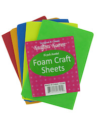 15PC FOAM SHEETS 5 ASST