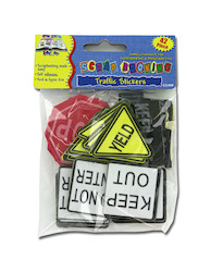 42PC SCRPBK TRAFFIC STKRS