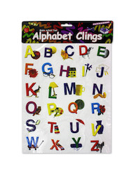 ALPHABET WINDOW CLINGS